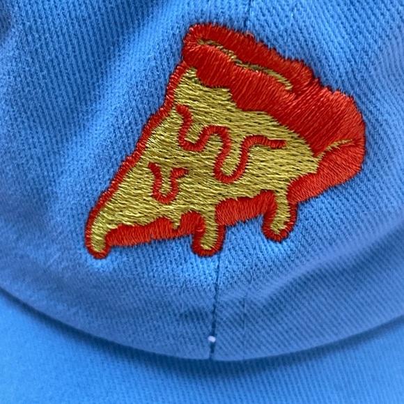 APOLLO USA Banza Embroidered PIZZA Motif Adjustable BASEBALL CAP O/S - Picture 7 of 8